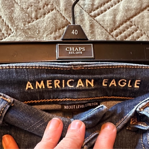 American Eagle Next Level Stretch Skinny Jeans Womens 6 Medium Wash - Picture 2 of 3